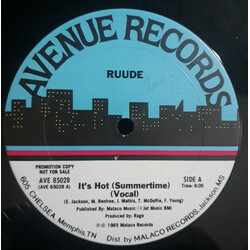 Ruude (2) It's Hot (Summertime) VINYL 12" USED
