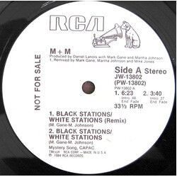 M + M Black Stations / White Stations VINYL 12" USED
