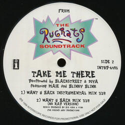 Blackstreet / Mya / Mase / Blinky Blink Take Me There USED VINYL 12INCH PROMO
