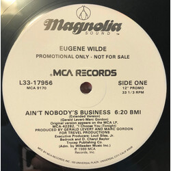Eugene Wilde Ain't Nobody's Business USED VINYL 12INCH PROMO