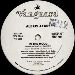 Alexis Atari In The Mood USED VINYL 12INCH 33 S RPM PROMO
