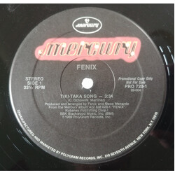 Fenix (15) Tiki-Taka Song USED VINYL 12INCH 33 S RPM PROMO