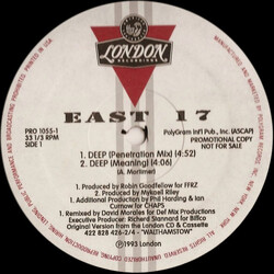 East 17 Deep USED VINYL 12INCH PROMO
