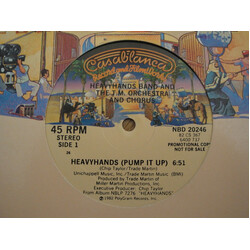 Heavyhands Band / T.M. Orchestra And Chorus Heavyhands (Pump It Up) USED VINYL 12INCH 45 RPM PROMO