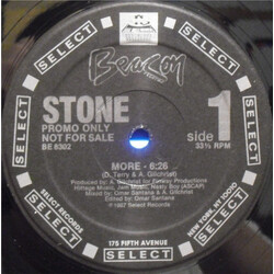 Stone More USED VINYL 12INCH 33 S RPM PROMO