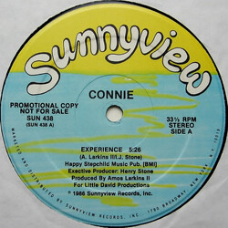 Connie Experience USED VINYL 12INCH 33 S RPM PROMO
