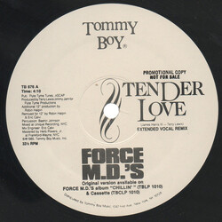 Force MD's Tender Love USED VINYL 12INCH PROMO