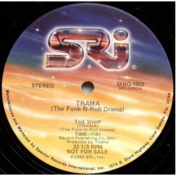Trama (8) The Whip VINYL 12" USED