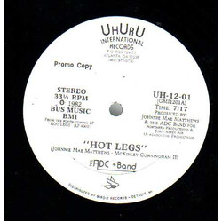 ADC Band Hot Legs USED VINYL 12INCH 33 S RPM PROMO