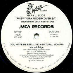 Mary J. Blige / Herb McGruff (You Make Me Feel Like) A Natural Woman / I Know We Can Do It USED VINYL 12INCH PROMO