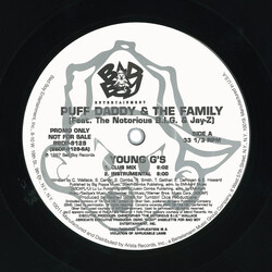 Puff Daddy & The Family Young G's / What You Gonna Do? USED VINYL 12INCH 33 S RPM PROMO