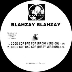 Blahzay Blahzay Good Cop Bad Cop USED VINYL PROMO 12INCH