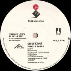 Gipsy Kings Vamos A Bailar VINYL 12" USED