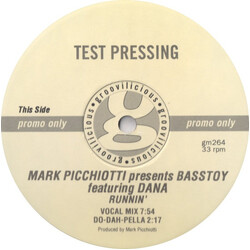 Mark Picchiotti / Basstoy / Dana Stovall Runnin' VINYL 12" USED