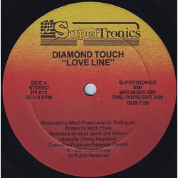 Diamond Touch Love Line USED VINYL 12INCH SINGLE 33 S RPM