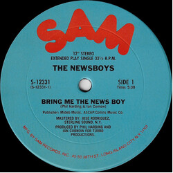The Newsboys Bring Me The News Boy VINYL 12" USED