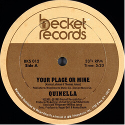 Quinella Your Place Or Mine VINYL 12" USED