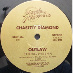 Chastity Diamond Outlaw USED VINYL 12INCH 33 S RPM SINGLE STEREO
