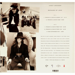 Janet Jackson Because Of Love VINYL 12" USED
