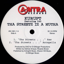 Kurupt Tha Streetz Iz A Mutha USED VINYL 12INCH SINGLE 33 S RPM
