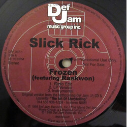 Slick Rick Frozen VINYL 12" USED