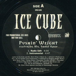 Ice Cube Pushin' Weight VINYL 12" USED