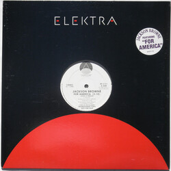 Jackson Browne For America USED VINYL 12INCH 33 S RPM SINGLE PROMO STEREO