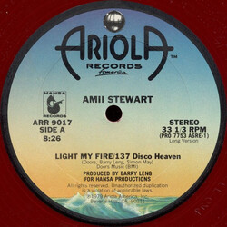 Amii Stewart Light My Fire/137 Disco Heaven USED VINYL 12INCH SINGLE 33 S RPM
