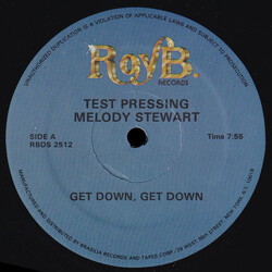 Melody Stewart Get Down, Get Down / Action Satisfaction VINYL 12" USED