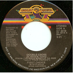 First Choice Double Cross / Gamble On Love USED VINYL 7INCH 45 RPM STEREO