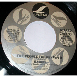 Sacco The People Theme Part I USED VINYL 7INCH STEREO