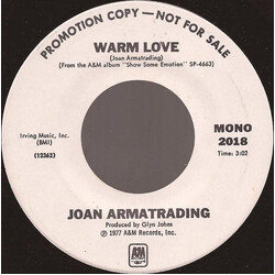 Joan Armatrading Warm Love USED VINYL 7INCH 45 RPM PROMO STEREO MONO