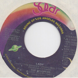 The Whispers Lady USED VINYL 7INCH 45 RPM PROMO STYRENE