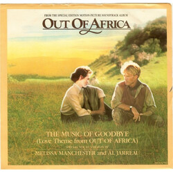 Melissa Manchester / Al Jarreau The Music Of Goodbye (Love Theme From Out Of Africa) USED VINYL 7INCH 45 RPM SINGLE