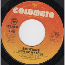 The Emotions Best Of My Love VINYL 7" USED