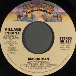 Village People Macho Man USED VINYL 7INCH 45 RPM SINGLE STYRENE STEREO