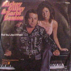 Mickey Gilley / Barbi Benton Roll You Like A Wheel / Let's Sing A Song Together USED VINYL 7INCH SINGLE STYRENE