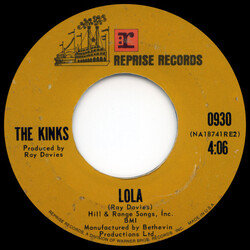 The Kinks Lola / Mindless Child Of Motherhood USED VINYL 7INCH 45 RPM SINGLE STYRENE