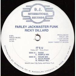 Farley "Jackmaster" Funk / Ricky Dillard It's U VINYL 12" USED