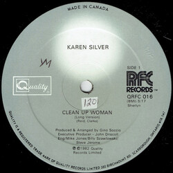 Karen Silver Clean Up Woman USED VINYL 12INCH 33 S RPM