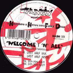 A Homeboy, A Hippie & A Funki Dredd Welcome 1 'N' All VINYL 12" USED