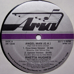 Rhetta Hughes Angel Man (G.A.) USED VINYL 12INCH 33 S RPM