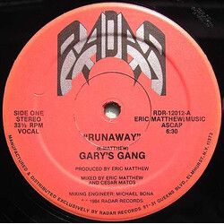 Gary's Gang Runaway VINYL 12" USED