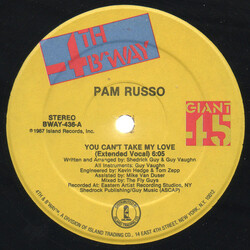 Pam Russo You Can't Take My Love VINYL 12" USED