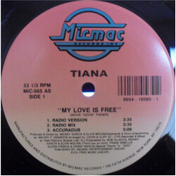Tiana My Love Is Free VINYL 12" USED