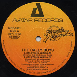 The Cally Boys California Girls USED VINYL 12INCH 33 S RPM
