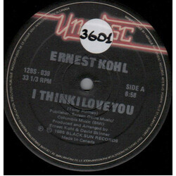 Ernest Kohl I Think I Love You USED VINYL 12INCH 33 S RPM