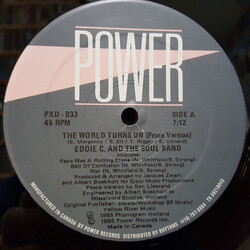 Eddy & The Soulband The World Turns On / Soul Cha Cha USED VINYL 12INCH