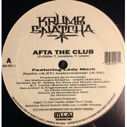 Krumb Snatcha Afta The Club USED VINYL 12INCH 33 S RPM