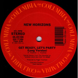 New Horizons (3) Get Ready, Let's Party VINYL 12" USED